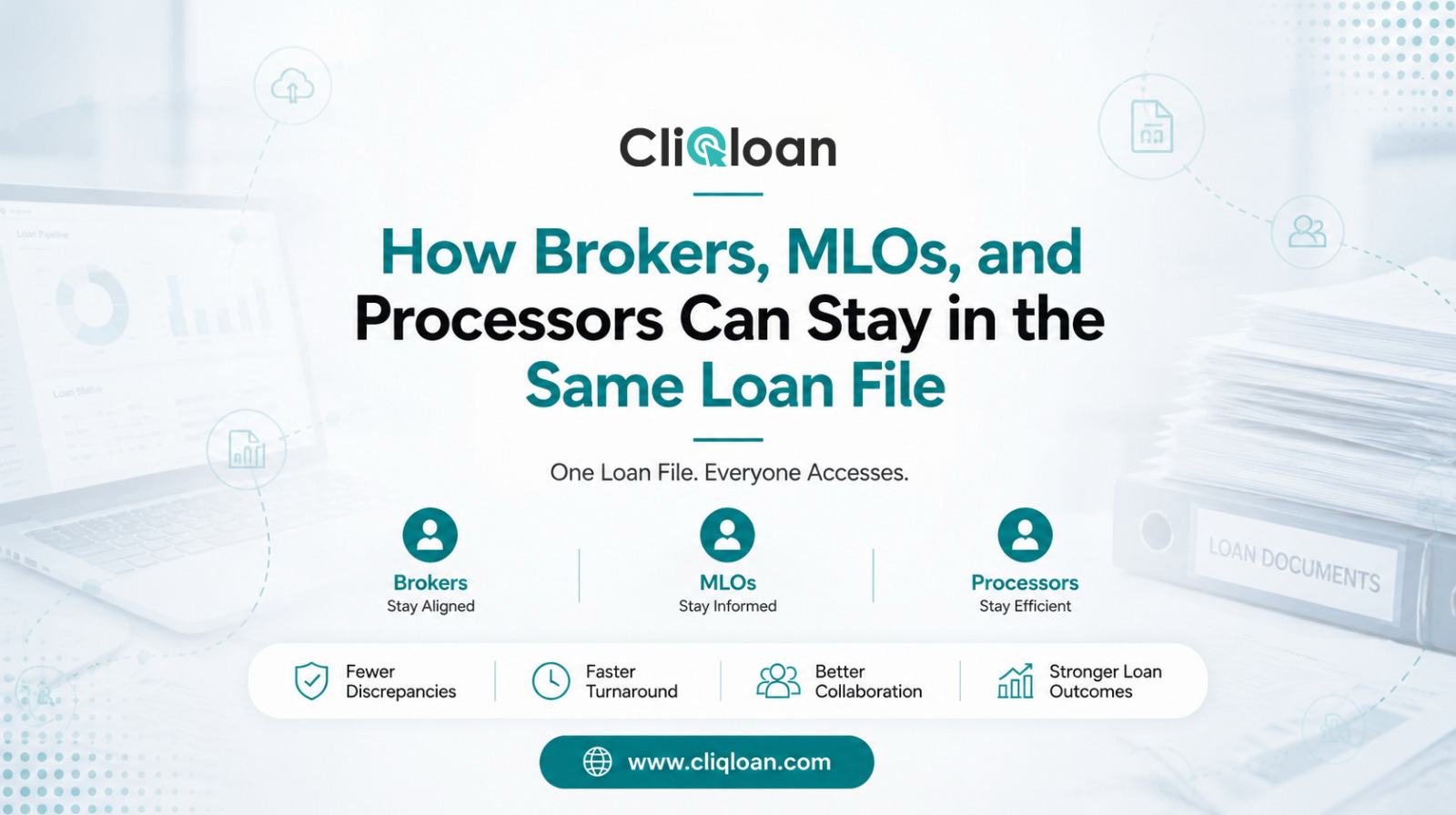 Illustration for How Brokers, MLOs, and Processors Can Stay in the Same Loan File