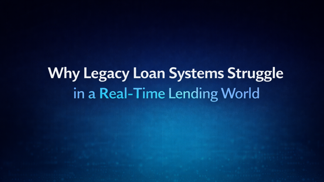 Illustration for Why Legacy Loan Systems Struggle in a Real-Time Lending World